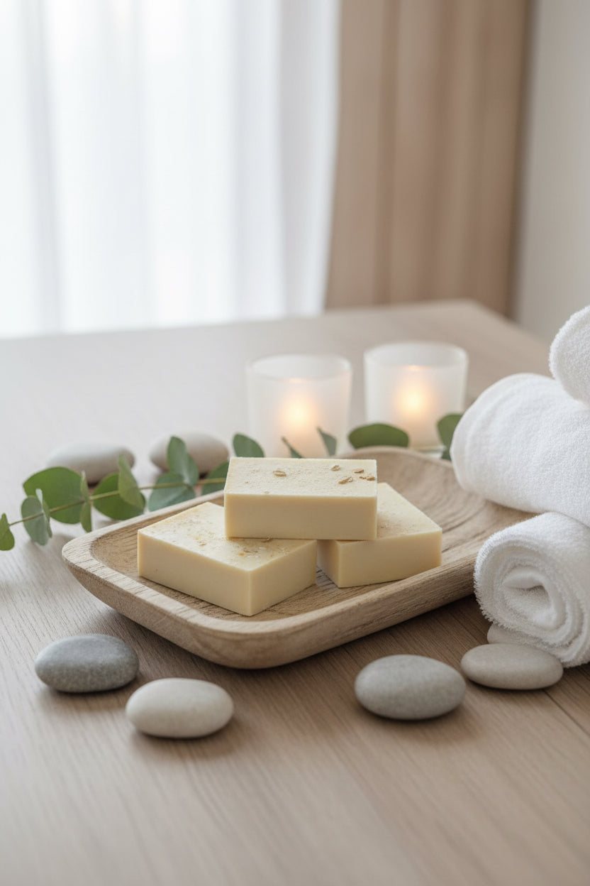 Golden Oat & Sandalwood Artisan Soap