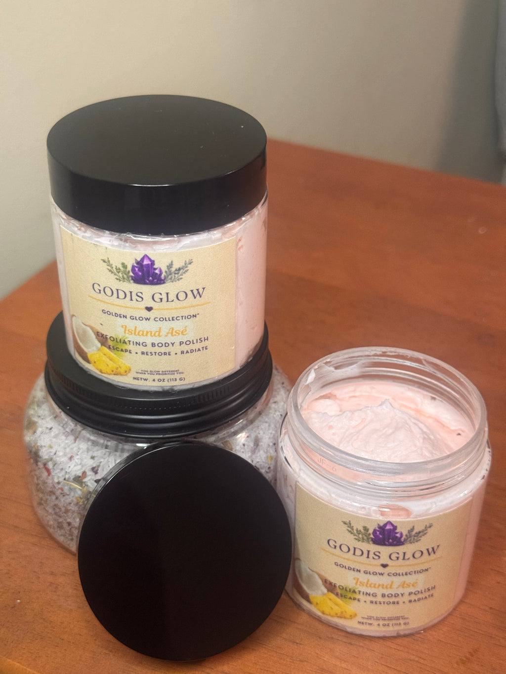 GodIs Glow™ Island Asé Exfoliating Body Polish