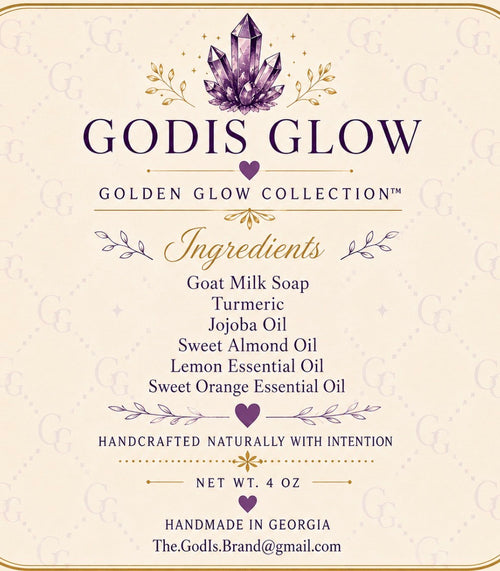 Golden Radiance Turmeric Artisan Soap