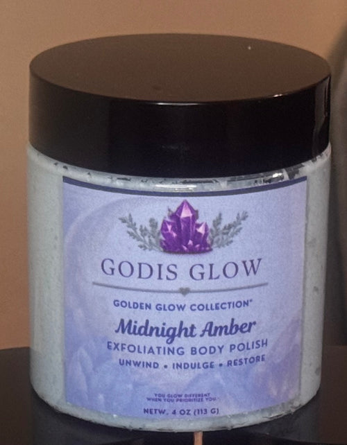 GodIs Glow™ Midnight Amber Exfoliating Body Polish