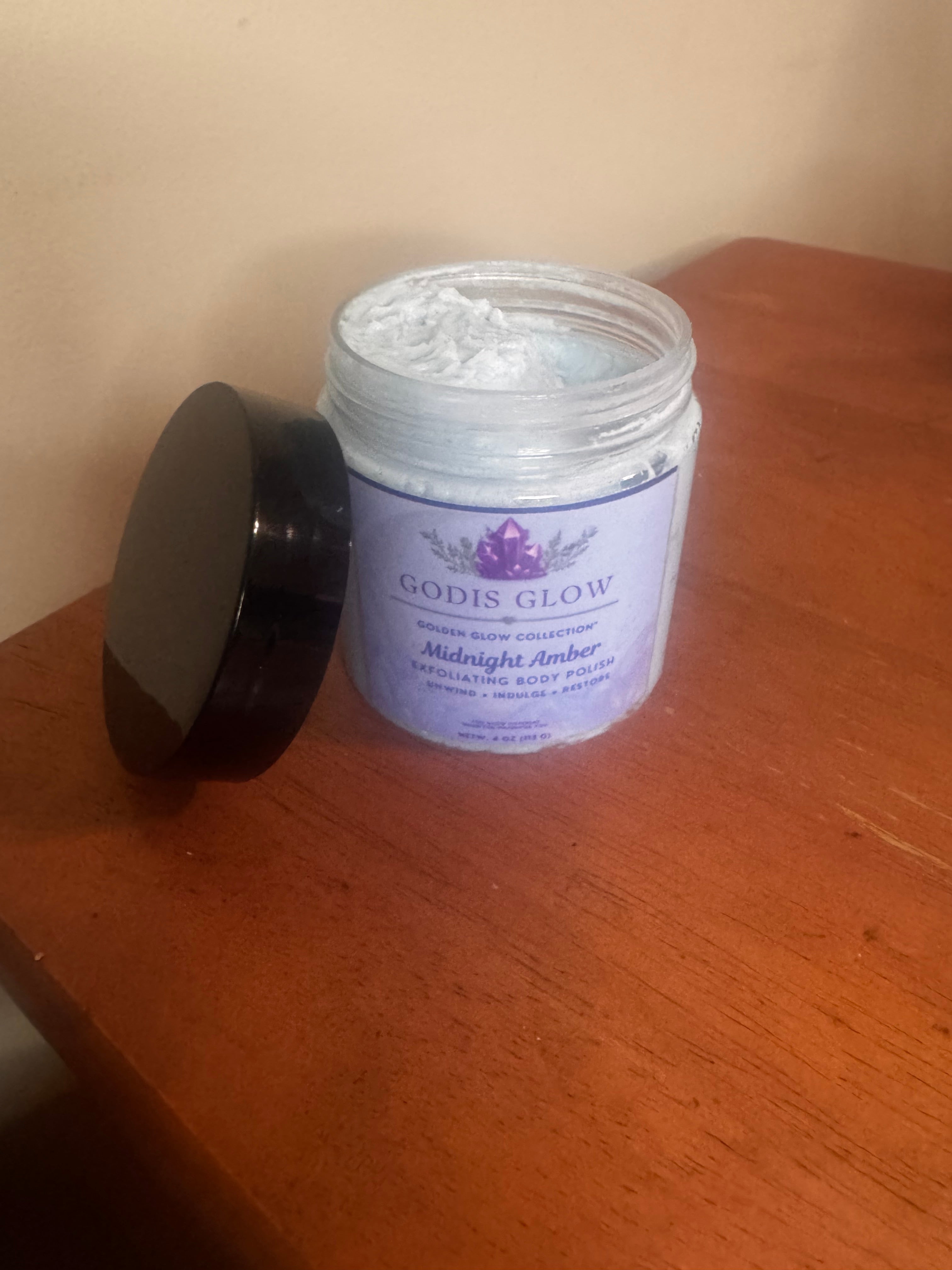 GodIs Glow™ Midnight Amber Exfoliating Body Polish
