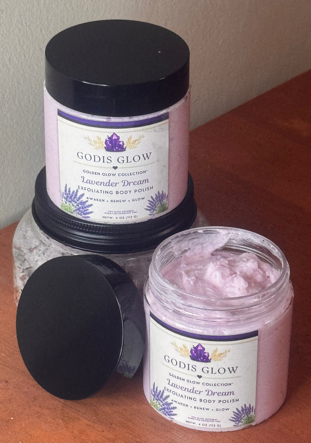 GodIs Brand Exfoliating Foaming Bath Scrub