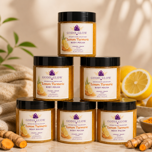 GodIs Glow™ Lemon Turmeric Sugar Body Polish