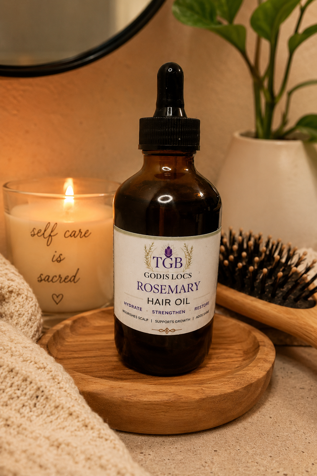 GodIs Locs Rosemary Hair Oil