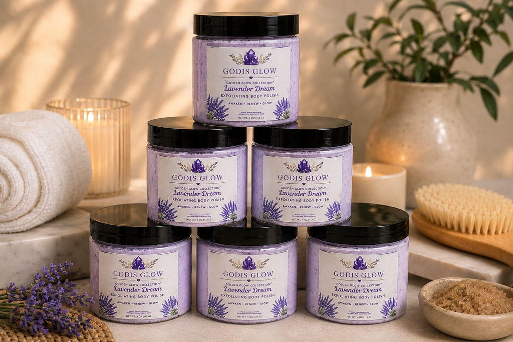 GodIs Brand Exfoliating Foaming Bath Scrub